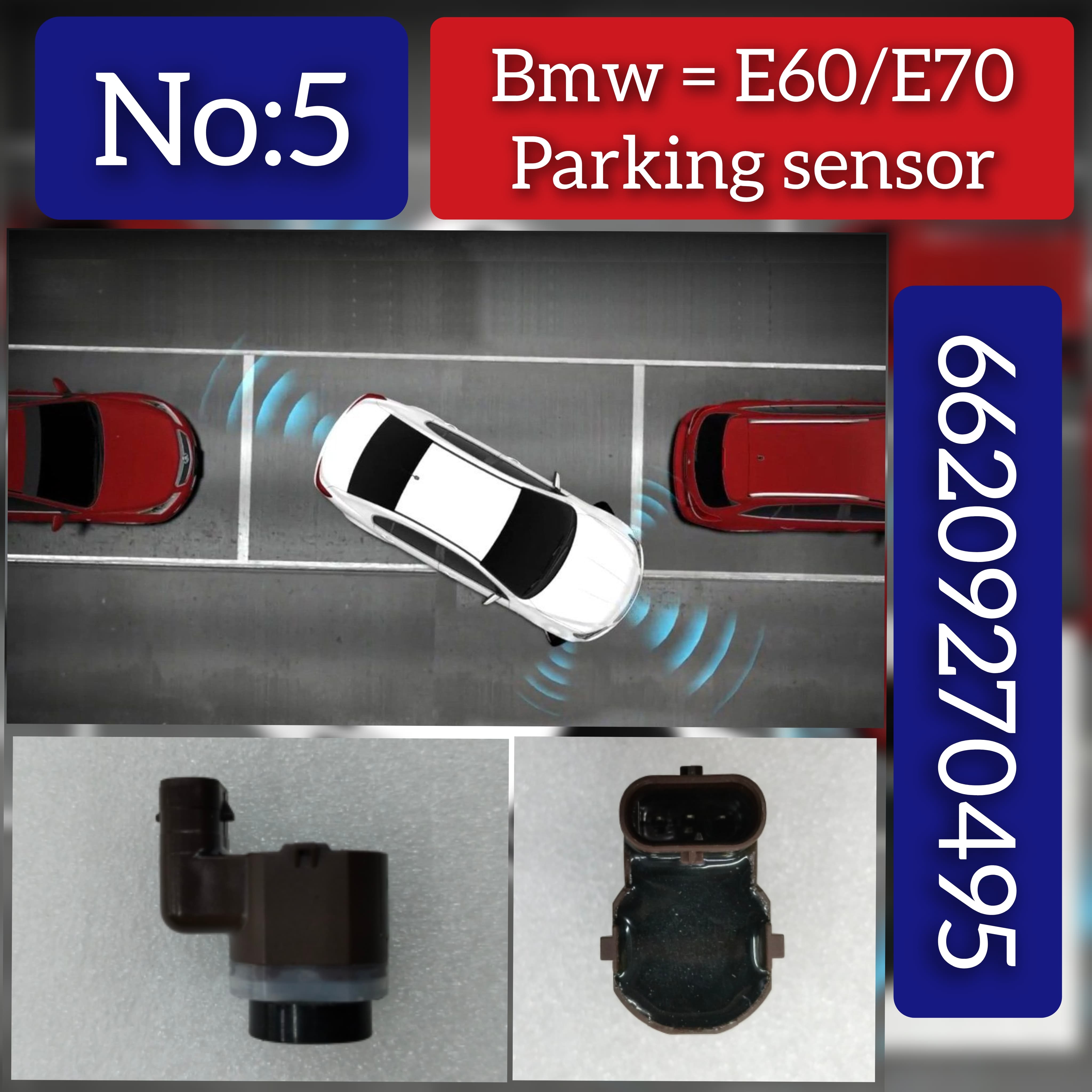 Parking Distance Control Sensors 66209270495 66209231281 For BMW 5 Series E60 & X5 E70 Tag-PS-05