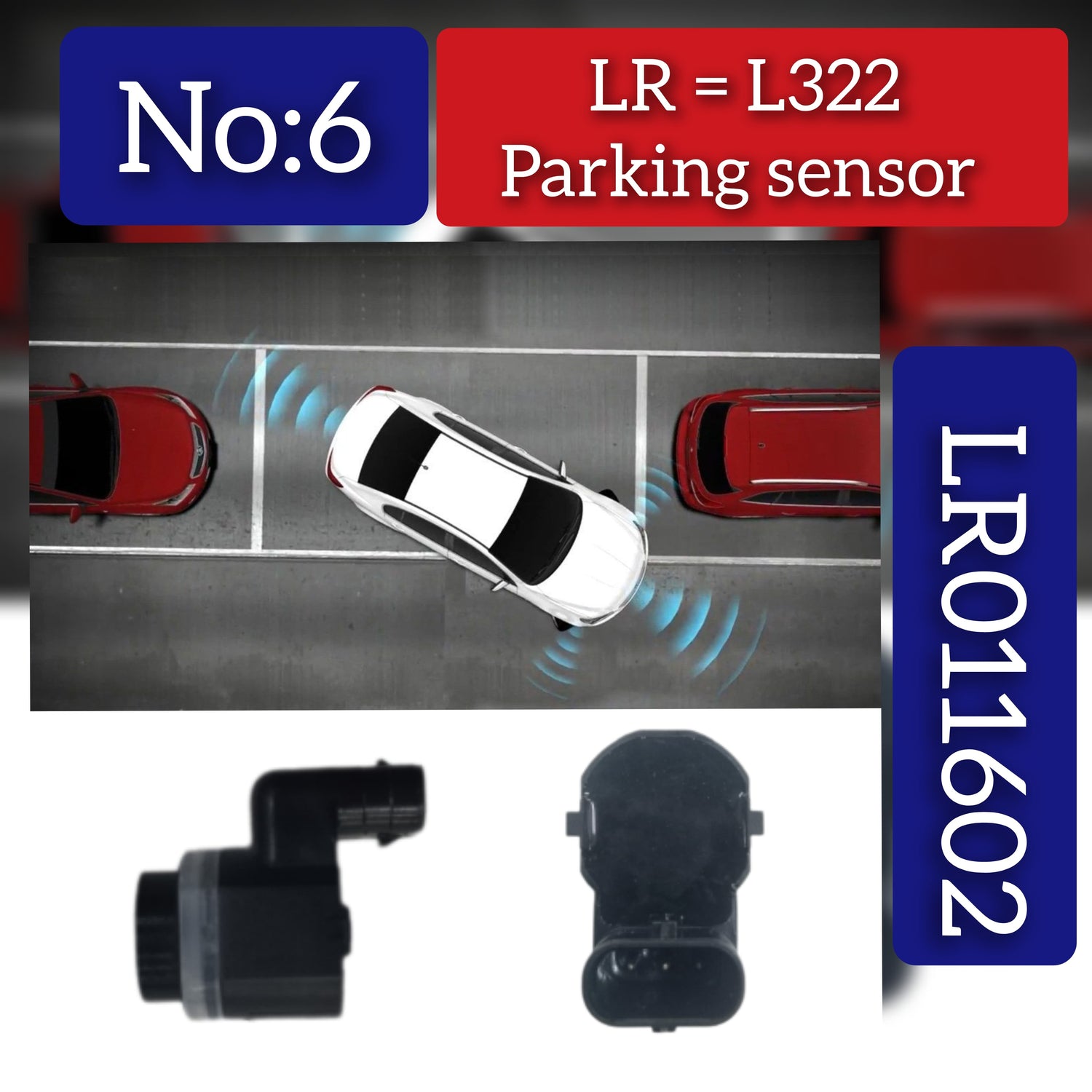 Parking Distance Control Sensors LR011602 Compatible With  LAND ROVER RANGE ROVER III L322 Tag-PS-06