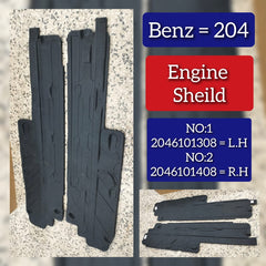 Left UNDER ENGINE SPLASH GUARD 2046101308 A2046101308Compatible With MERCEDES-BENZ C-CLASS (W204) Tag No.1