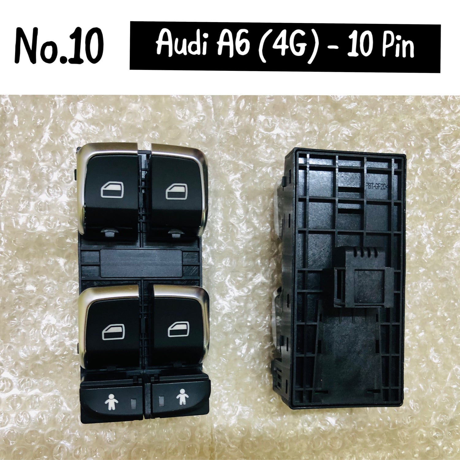 Audi A6 (4G) – 10 Pin Window Switch - Compatible with A6 C7/Q3/A7 Tag 10