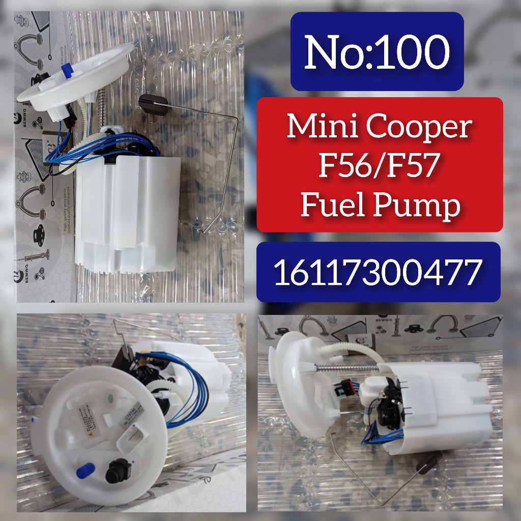 Fuel Pump 16117300477 16117349693 7300477 Compatible With MINI & MINI (F56) | MINI / COOPER & MINI Convertible (F57) | MINI / COOPER Tag No.100