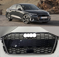 Show Grill  Compatible With Audi A3(2021-23) Original Black Chrome Tag No.101