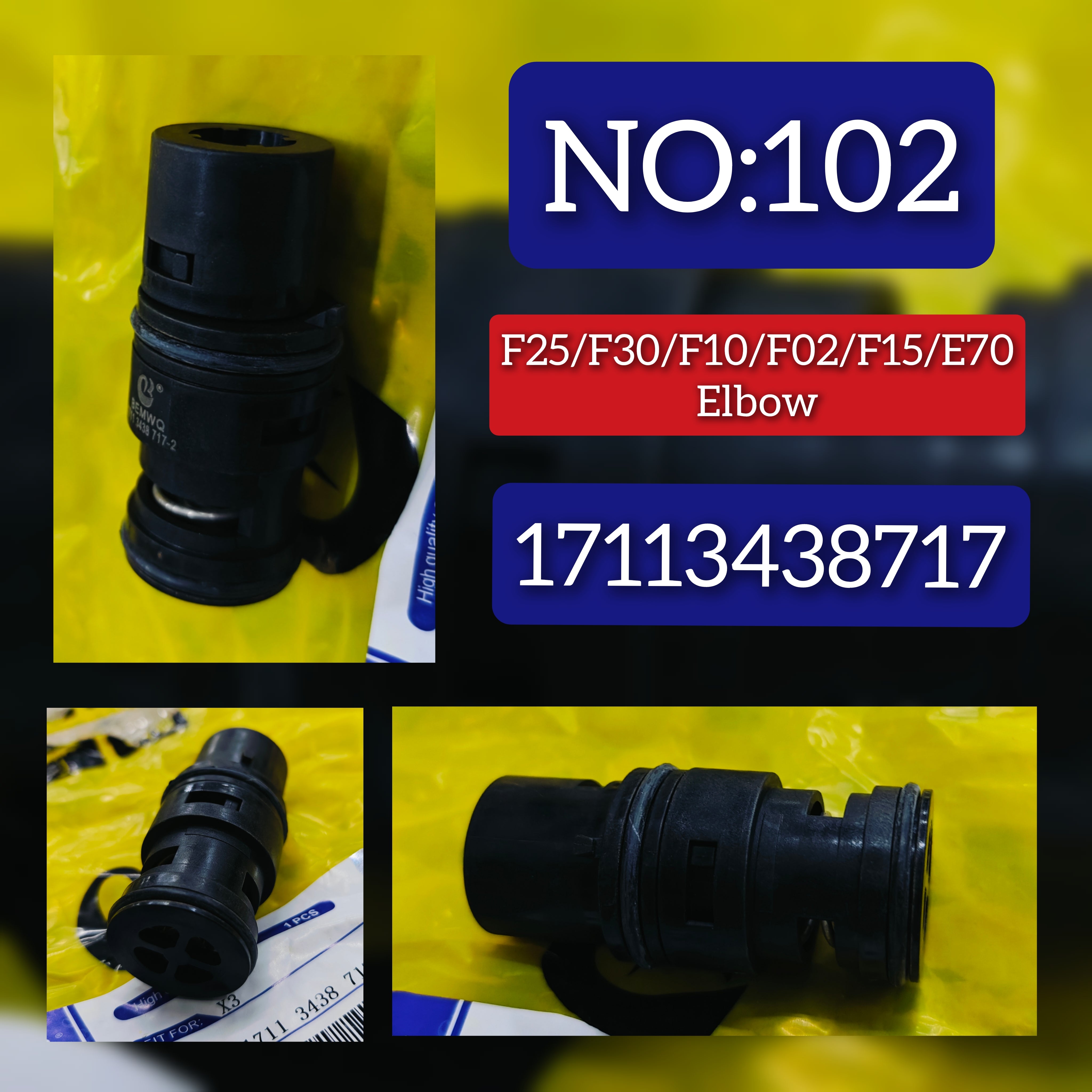 Transmission Oil Cooler Thermostat  17113438717 3438717 Compatible with BMW X3 E83 Tag No.102