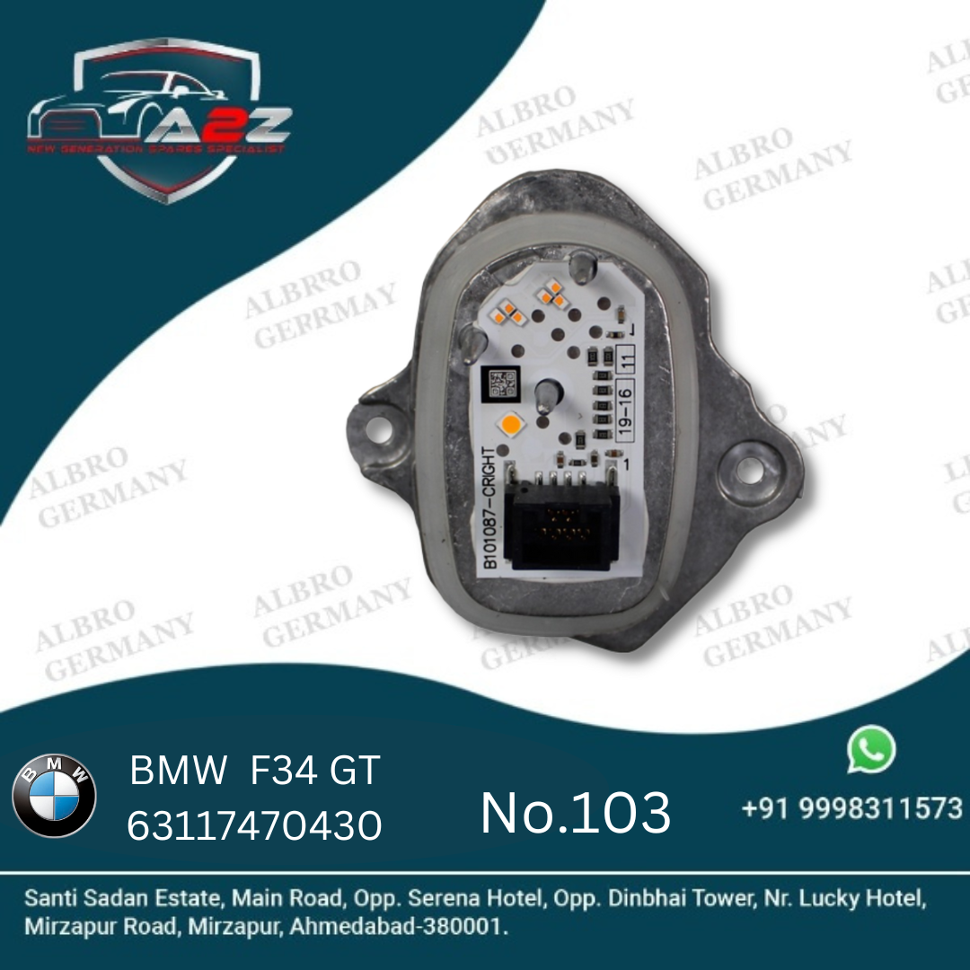 LED Turn Light Signal Module Right Side 63117470430 63117493240 (R.H) Right For BMW 3 Gran Turismo F34 Tag-BL-103