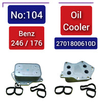 Oil Cooler 2701800610D For Mercedes Benz CLA180 200 Tag-O-104