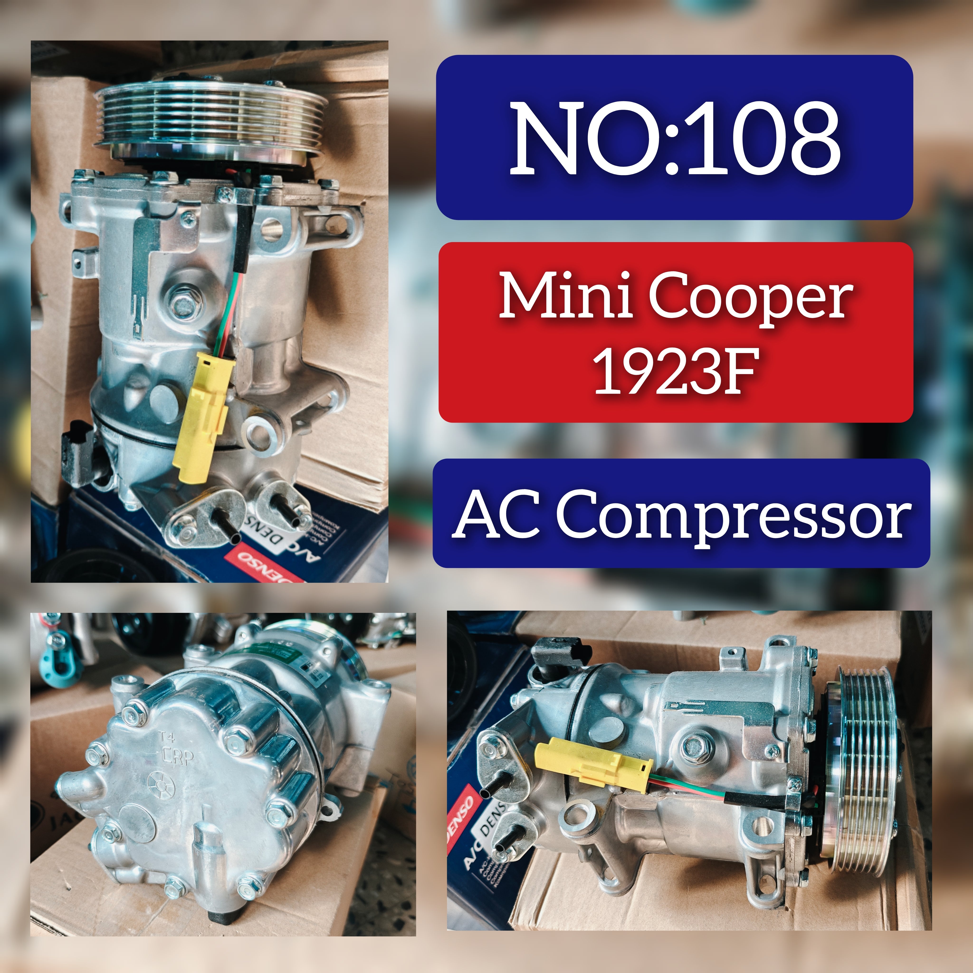 AC Compressor 1923F Compatible With Mini Cooper