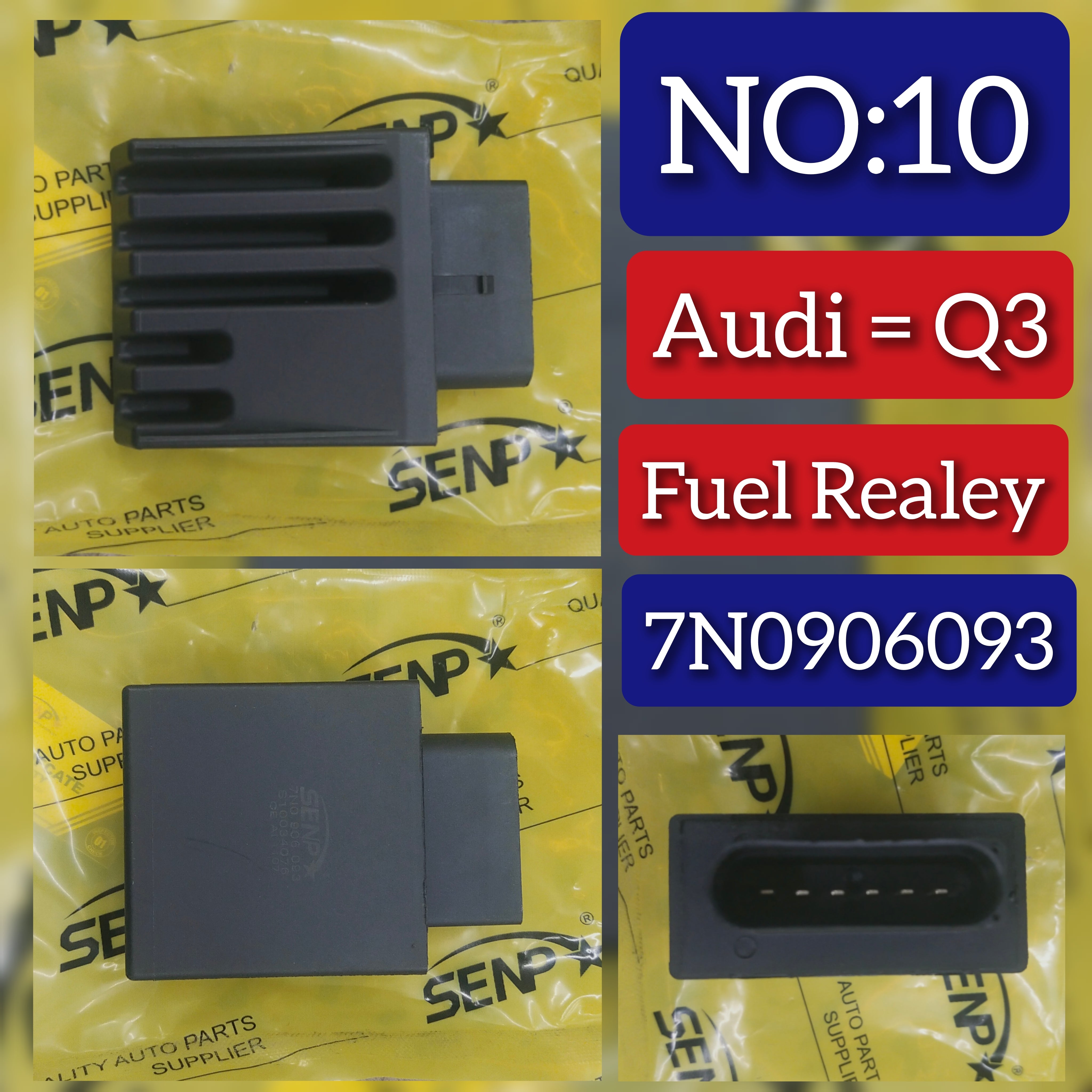 Fuel Pump Control Module 7N0906093 3Q0906121 3Q0906121A 3Q0906121B 3Q0906121C 3Q0906121D 5Q0906121F 5Q0906121M Compatible with AUDI Q3 Tag No:10