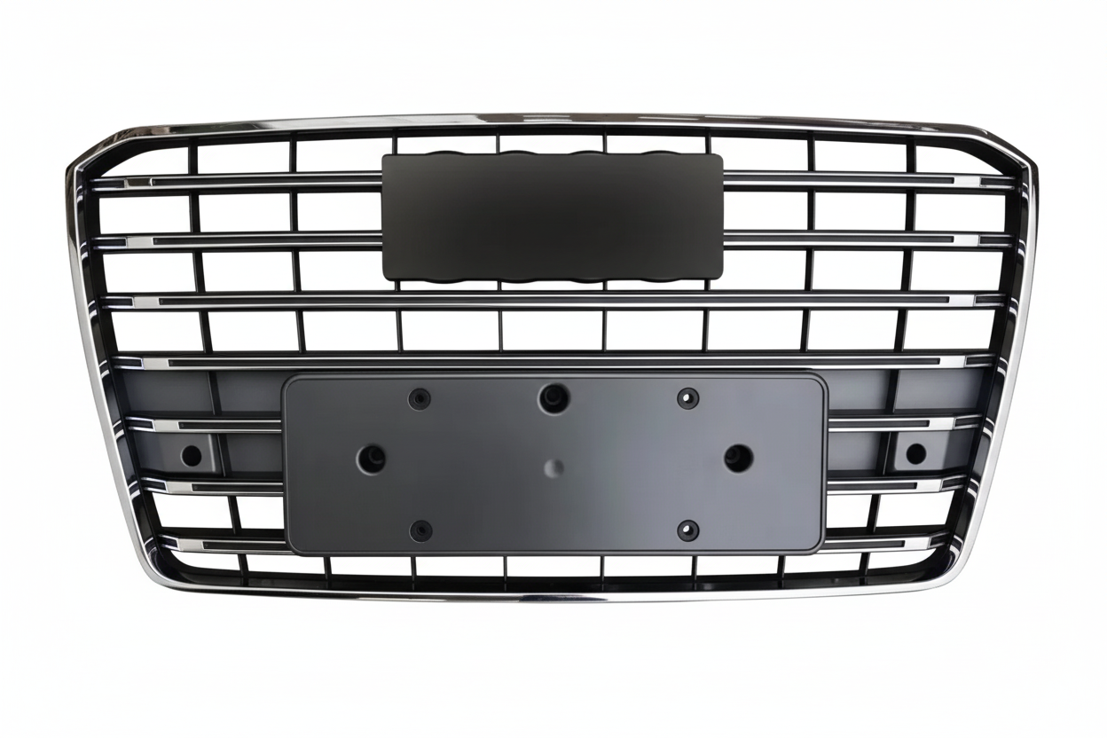 S8 Glossy Black Upgrade Show Grill Compatible With Audi = A8 (2015-18) Tag No.111