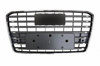 S8 Glossy Black Upgrade Show Grill Compatible With Audi = A8 (2015-18) Tag No.111
