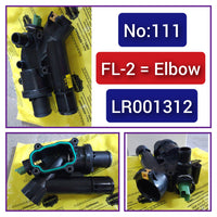Elbow (Thermostat) LR001312 Compatible With JAGUAR XF I X250 & LAND ROVER DISCOVERY SPORT L550, RANGE ROVER EVOQUE L538 Tag-E-111