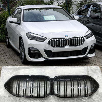 Kidney Grill Glossy Black Set 51135A39376.Compatible With BMW 2 Series F44(2020-2024) Tag 112
