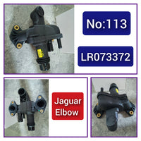 Elbow (Thermostat) LR073372 4H2Q8592BF 1331447 1357091 For JAGUAR XF I X250, XJ X351 & LAND ROVER RANGE ROVER SPORT I L320 Tag-E-113