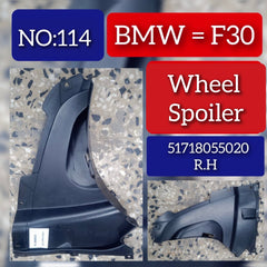 Front Fender Liner Extension - Right 51718055020 Compatible with BMW X3 F25 Tag No.114