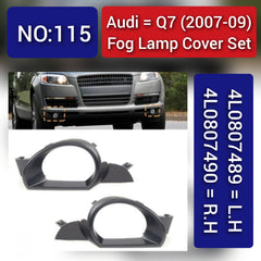 Fog Lamp Cover Compatible With AUDI Q7 2007-2009 Fog Lamp Cover Left 4L0807489 & Right 4L0807490 Tag-FC-115