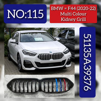 Kidney Grill Multi Colour Set 51135A39376 Compatible With BMW 2 Series F44(2020-2024) Tag 115