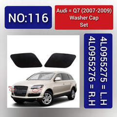 Audi Q7 (2007-2009) Washer Cap Set. 4L0955276 = R.H, 4L0955275 = L.H. Tag 116