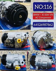 AC Compressor 64526987862  Compatible With BMW 3 Series (E90) & 3 Convertible (E93) & 5 Series (E60) & X1 (E84)