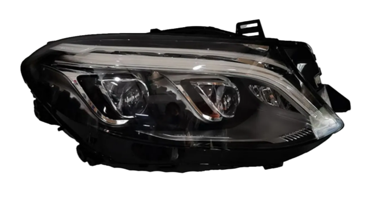 Complete Headlight Assy Set (Without Blaster) Left 1669062103 & Right 1669062203 Compatible With Mercedes Benz W166 GLE (2016-2018) Tag No.116