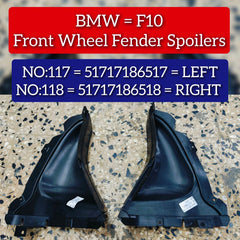 Front Left Fender Liner 51717186517 Compatible With BMW F10 5-Series