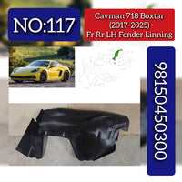 Rear Left Wheel Fender Linning 98150450300 Compatible With Porsche Cayman 718 (2017-2025) Tag No.117