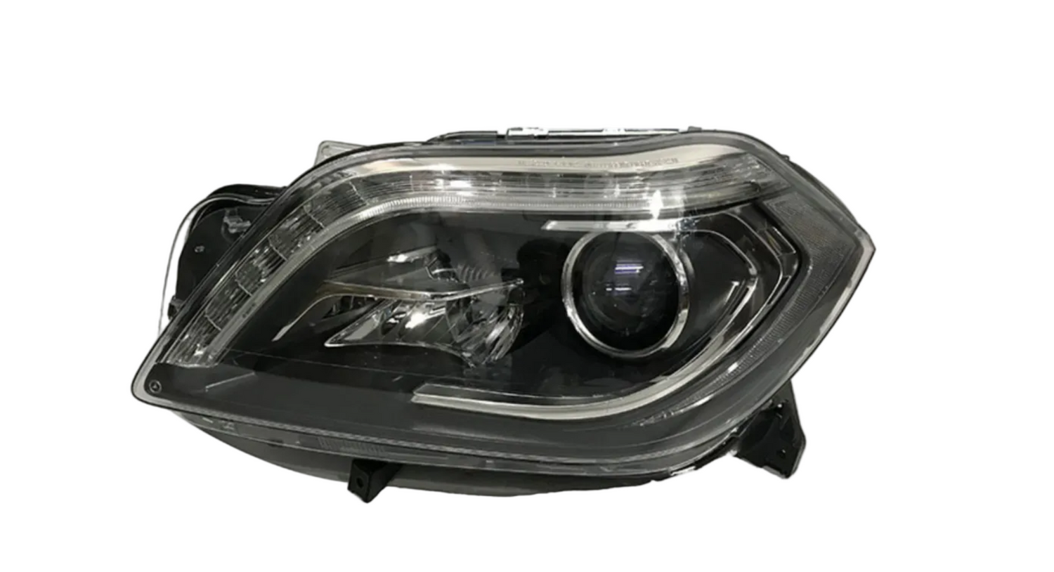 Complete Headlight Assy Set (Without Blaster) Left 1668203459 & Right 1668203559 Compatible With Mercedes Benz W166 GL (2012-2015) Tag No.117