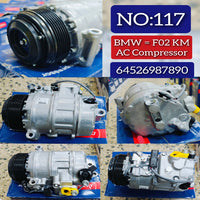AC Compressor 64526987890 Compatible With BMW 5 Series (F10) & 5 Gran Turismo (F07) & 7 Series (F01, F02, F03, F04) & X5 (E70) & X6 (E71, E72)