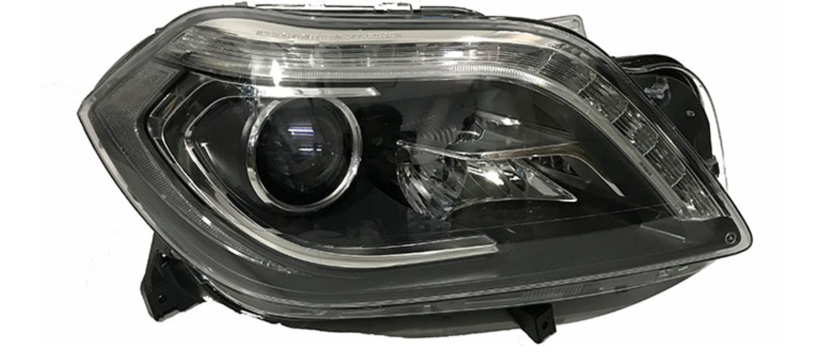 Complete Headlight Headlamp Assy Left A1668203459 & Right A1668203559 (Without Blaster) Compatible With MERCEDES-BENZ 166 GL (2012-2015) Tag No.117
