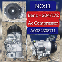 AC Compressor A0032308711 0022309211 0032302911 0032308711 A0022309211 A0032302911 A0032305811 A0032305911 Compatible With MERCEDES-BENZ C-CLASS (W204)