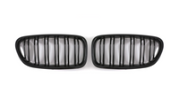 Glossy Black Show Grill Compatible With BMW 5 Series F10 (2010-2016)