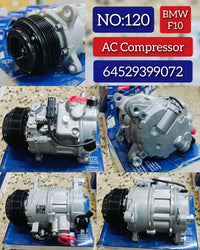 AC Compressor 64529215947 64529216466 64529223694 64529225703 64529399072 Compatible With  BMW 1 Series (F20) & 3 Series (E90,F30, F80,F34) & 5 Series (F10) & 5 Gran Turismo (F07) & 7 Series (F01, F02, F03, F04) & X1 (E84) & X5 (F15, F85)
