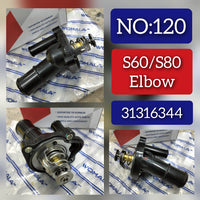 Engine Thermostat  31316344 Compatible With VOLVO S60/S80 Tag No.120