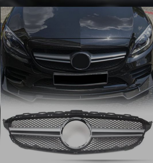 Show Grill Compatible With Mercedes Benz C-Class W205 (2014-2019) Tag 64