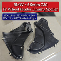 Front Left Wheel Fender Spoiler 51757340743 Compatible With BMW 5 Series G30 Tag No.123