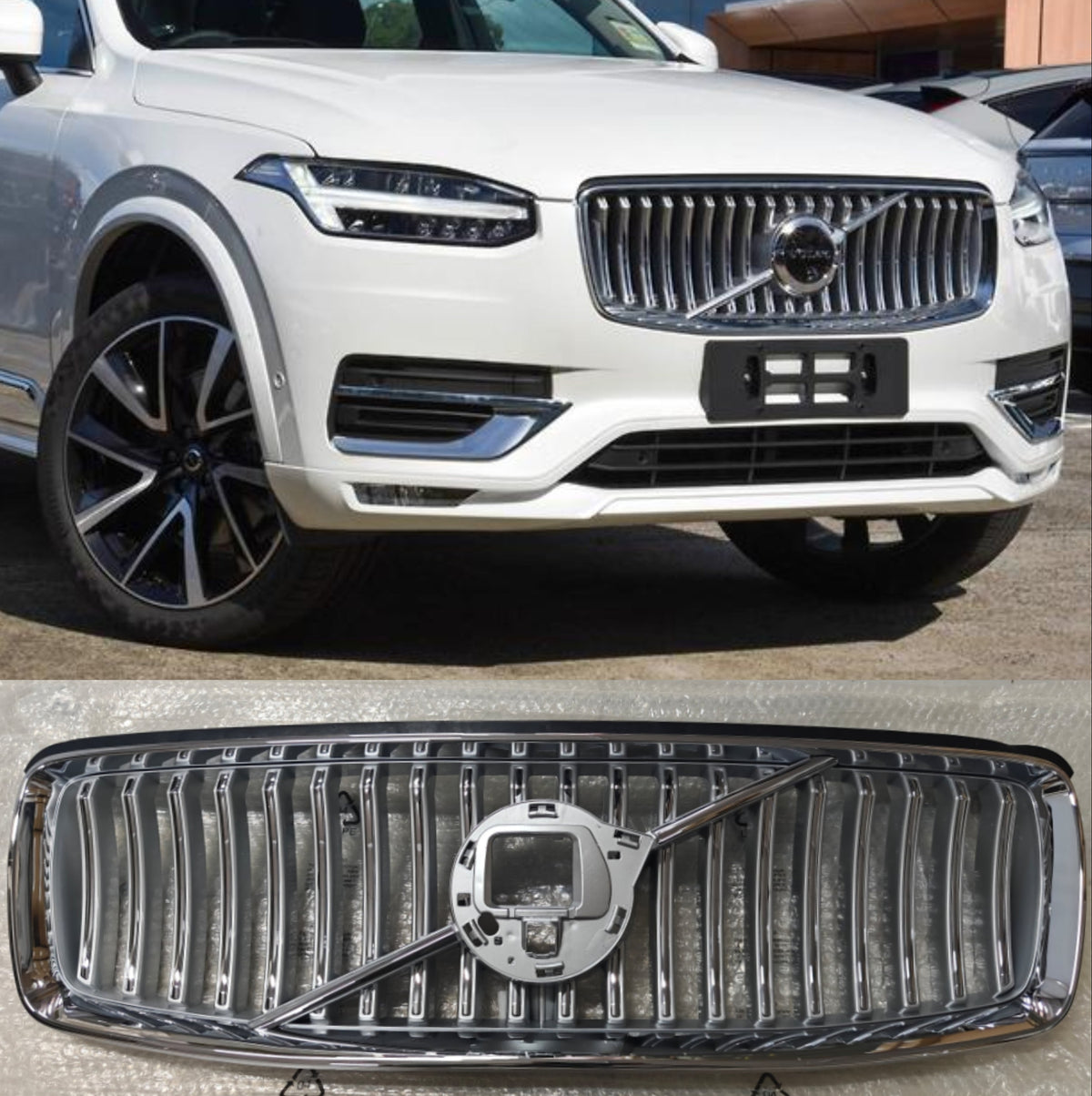 Front Bumper Show Grill With Camera Hole Grill 31698382 Compatible With VOLVO XC90 I (275) Tag No.122