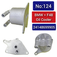Oil Cooler 24148699905 Compatible With  BMW 2 Gran Coupe (F44) & X1 (F48) &  MINI (F56) | MINI / COOPER & MINI CLUBMAN (F54) & MINI COUNTRYMAN (F60) Tag No.124