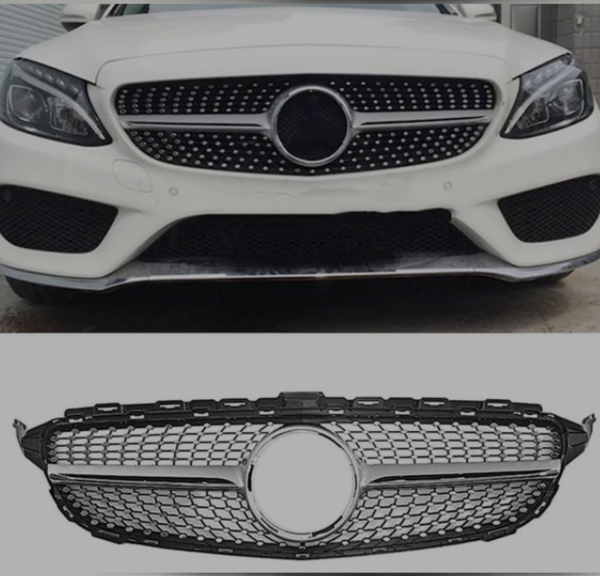 Show Grill Compatible With Mercedes Benz C-Class W205  (2014-2019) Tag 66