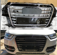 Show Grill  Compatible With Audi Q3(2011-2015) AMG Silver Chrome Tag no.128