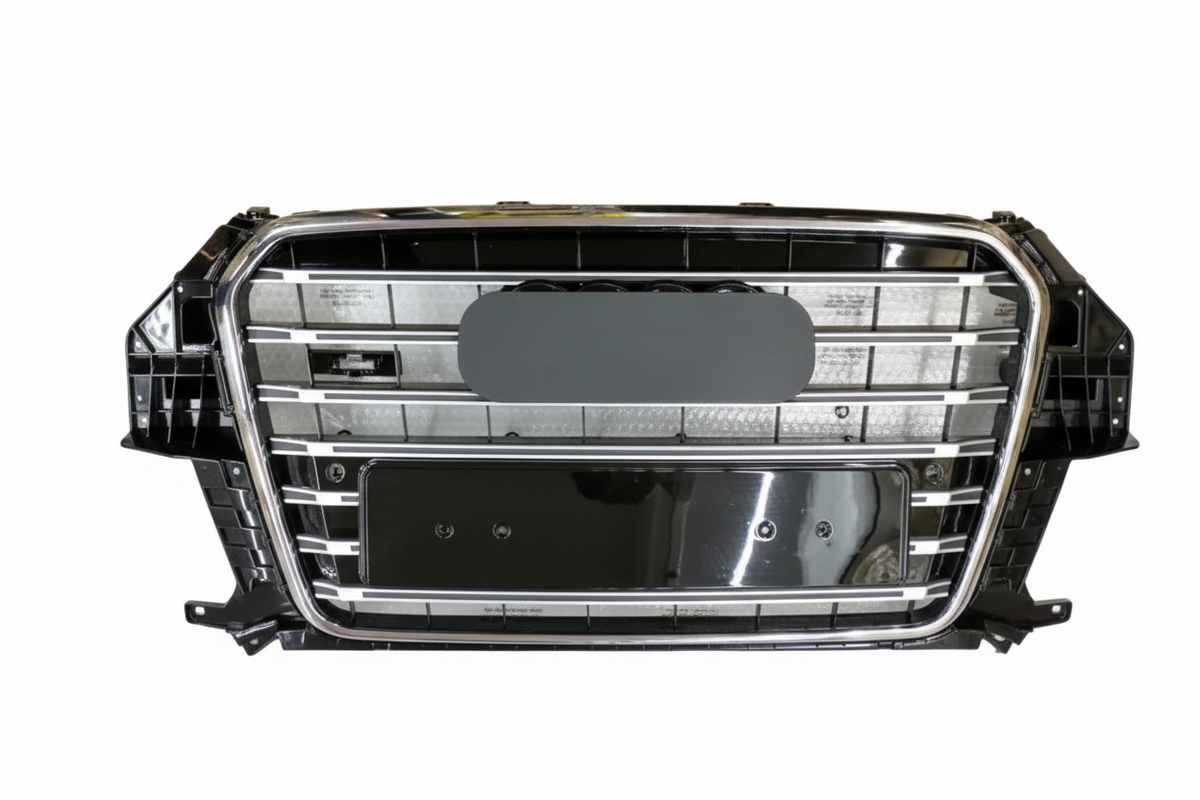 Show Grill  Compatible With Audi Q3(2011-2015) AMG Silver Chrome Tag no.128
