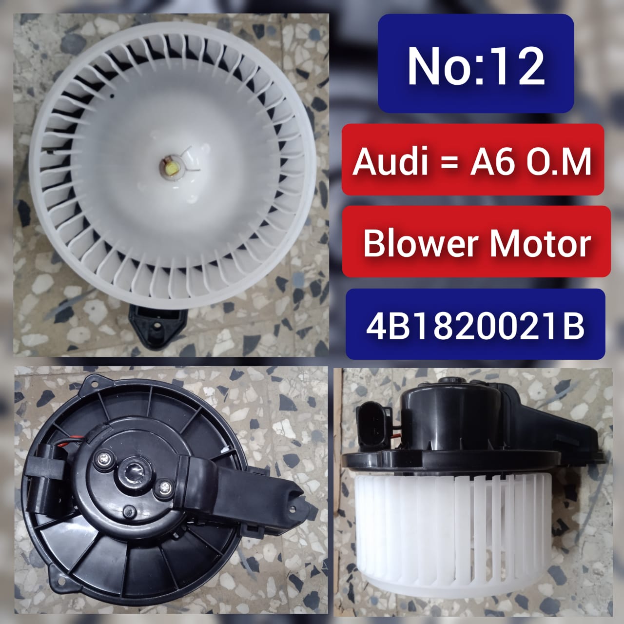 Sale AC Heater Blower Motor 4B1820021 4B1820021B 4B1820021C Compatible with  Audi A6 Tag No.12