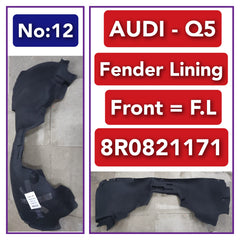 Front Left Fender Liner 8R0821171 Compatible With AUDI Q5 8R Tag-FEA-12