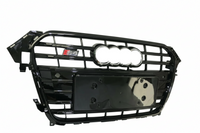 Show Grill Compatible With Audi A4 B8 Facelift (2013-16) Original Shiny Silver Chrome Tag 12