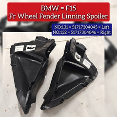 Front Right Wheel Fender Spoiler 51717304046 Compatible With BMW X5 Series F15 Tag No.132