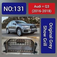 Show Grill Compatible With  Audi Q3(2016-18) Original Grey