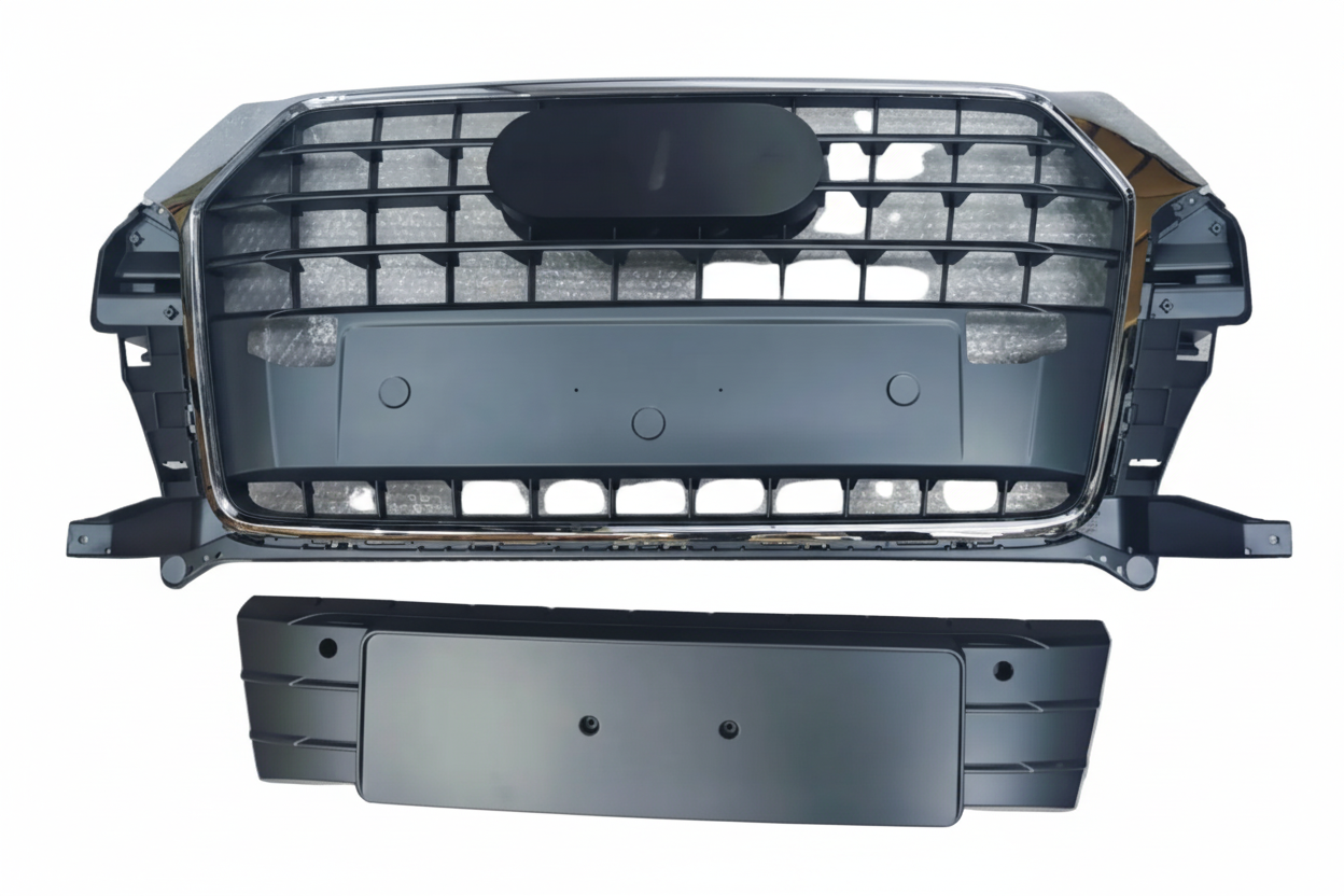 Show Grill 8U0853651M & LICENCE PLATE 8U087285P Compatible With AUDI Q3 (2016-2019) Tag No.131