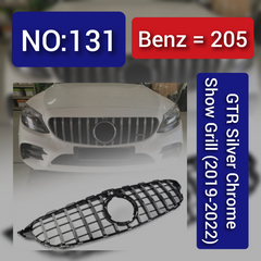 Benz = 205 GTR Silver Chrome Show Grill (2019-2022) Tag 131