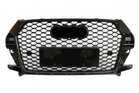 RSQ3 Full Black Honeycomb Show Grill Compatible With Audi Q3(2016-2018) Tag No.132