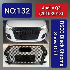 Audi Q3(2016-18) RSQ3 Black Chrome Show Grill