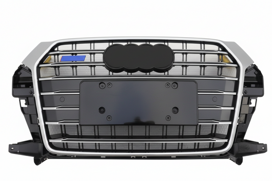 Show Grill  Compatible With Audi Q3(2016-2018) AMG Silver Chrome Tag No.133