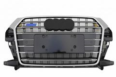 Show Grill  Compatible With Audi Q3(2016-2018) AMG Silver Chrome Tag No.133