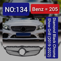 Show Grill Compatible With Mercedes Benz C-Class W205  (2019-2022) Tag 134